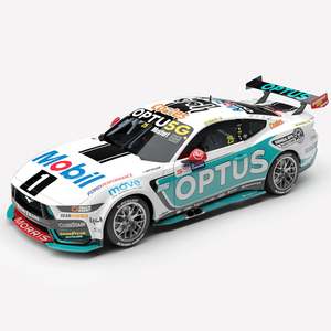 1:18 Mobil 1 Optus Racing #25 Ford Mustang GT - 2024 Perth SuperSprint Race 9 Wi&hellip;