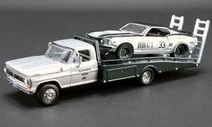 Models: 1:64 1970 Ford F-350 Ramp Truck w/ #33 1969 Trans Am Mustang "Allan Moffat" Brut