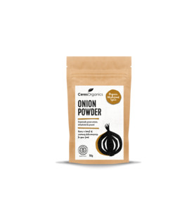 Stocks Spices Seasonings: Ceres Organics Onion Powder 50g