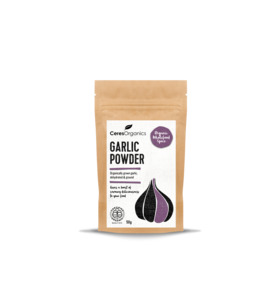 Stocks Spices Seasonings: Ceres Organics Garlic Powder 50g
