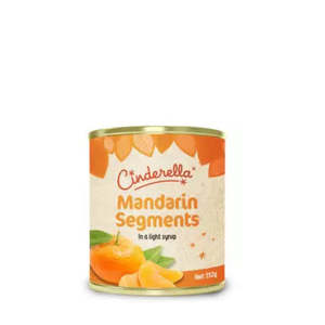 Canned Goods: Cinderella Mandarin Segments in Light Syrup 312gm