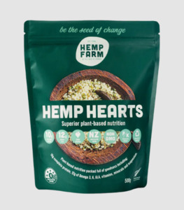 Functional Foods: Hemp Farm® Hemp Hearts 500gm