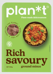 Meal Solutions: Plan*t Rich Savoury Ground Mince 300gm