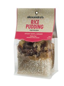 Alexandra's Sticky Date & Ginger Rice Pudding 230gm