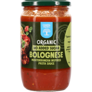Cooking Sauces Pastes: Chantal No Added Sugar Bolognese 660gm