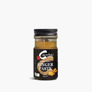 Cooking Sauces Pastes: CarWari Organic Ginger Paste 50gm