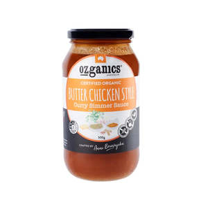 Cooking Sauces Pastes: Ozganics Butter Chicken Style Sauce 500gm