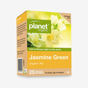 Planet Organic Jasmine Green Tea 25 Bags