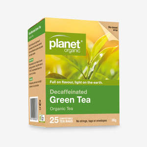 Planet Organic Decaffeinated Green Tea 25 Bag