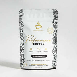 Hot Beverages: Before You Speak Performance Coffee Unsweetened 7 x 4.5gm