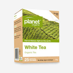 Planet Organic White Tea 25 Bag