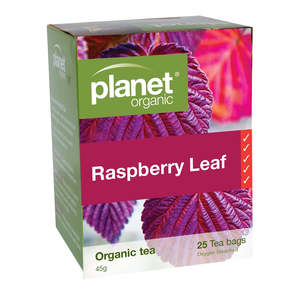 Hot Beverages: Planet Organic Raspberry Leaf Tea 25 Bag