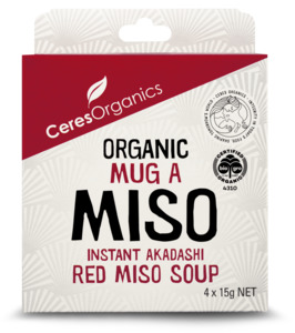 Soup: Ceres Organics Mug-A-Miso Paste 4x15g