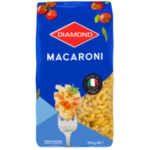 Pasta Noodles: Diamond Pasta Macaroni 500gm