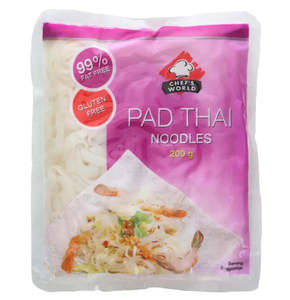 Chefs World Pad Thai Noodles 200gm, GF