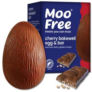 Sweet Snacks: Moo Free Vegan Easter Cherry Bakewell Egg & Bar 135gm