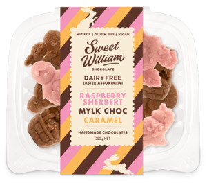 Sweet William Vegan Easter Chocolate Assortment 250gm