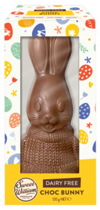 Sweet William Vegan Easter Hollow Mylk Chocolate Bunny 120gm