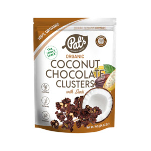 Sweet Snacks: Organic Coconut Chocolate Clusters with Seeds  140g