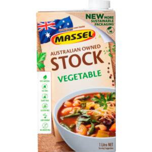 Stock Broth: Massel Vegetable Liquid Stock 1 Litre