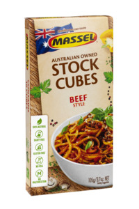 Stock Broth: Massel Beef Style Stock Cube 105gm