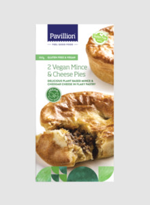 Gluten Free: Pavillion GF Vegan Mince & Cheese Pies 2pk