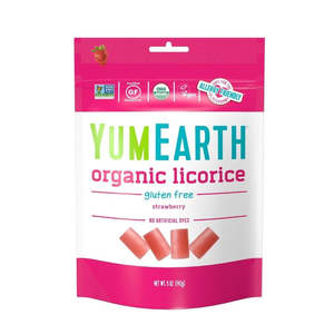 Gluten Free: YumEarth Licorice Strawberry 142gm