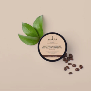 Hair Body Care: Sukin Coffee & Coconut Exfoliating Masque 100ml
