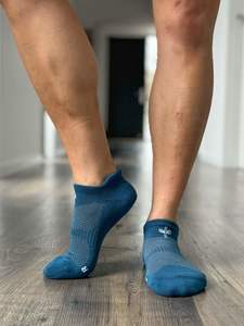 Giftware: Organic Cotton Ankle Sock - Cobalt