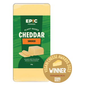 Epic Cheddar Smoked Cheese 350gm