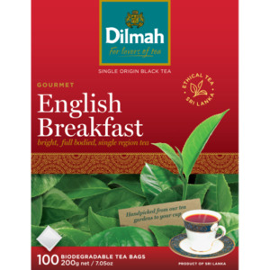 Dilmah Black Gourmet English Breakfast Tea 100 Bags