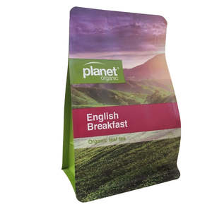 Tea: Planet Organic Loose Leaf English Breakfast Tea 125g