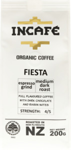 Incafe Coffee Espresso Grind Fiesta 200gm