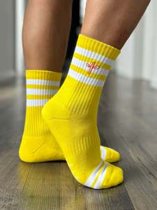 Clothing: Organic Cotton Lite Crew Sock - Sunrise Session