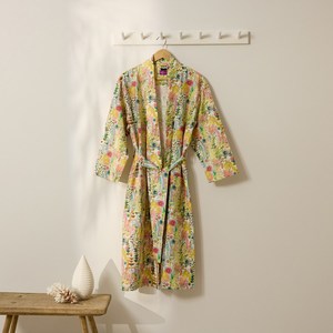 Spa Bath Robes Towels: Cotton Printed Bathrobe Made With Liberty Fabric
