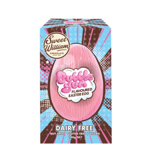 Sweet William Vegan Bubblegum Easter Egg 140gm