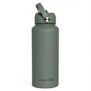 Hydration: Green - 1L/34oz Insulated Water Bottle