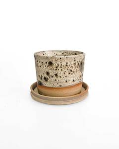Plant Pots: Mottled Ceramic Plant Pot
