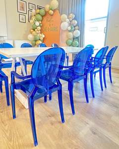 Tables Chairs: Blue Ghost Chairs