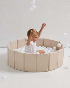 Ball Pits: Foldable Ball Pit + 200 White, Pearl & Transparent Balls