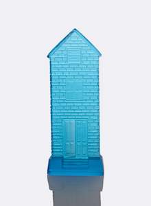 Lorraine Natusch: Cast Glass TownHouse - Turquoise