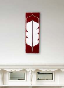 Hikurangi Edwards: Huia Pohutukawa - Original Carved Painting