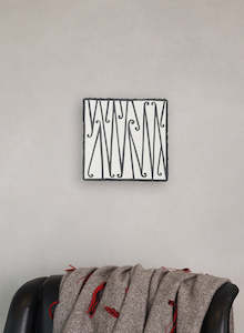 Hikurangi Edwards: Te Heke 4 Fuscous Grey - Original Carved Painting