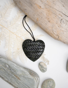 Charlie Marsh: Pounamu Woven Heart Pendant