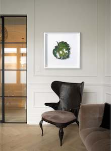 Cathy Brickhill: Giant Kawakawa Leaf Sculptural Embroidery