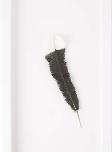 Cathy Brickhill: Huia Feather #5 Sculptural Embroidery