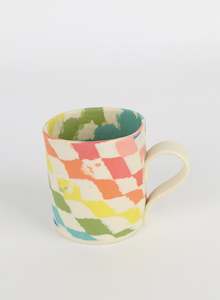 Mystery Creek Ceramics: Nerikomi Marble Mug - Large