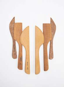 Holidays: Spreader Knife Set in NZ Native Woods