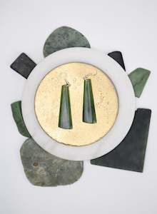 Deane Moreton: Pounamu Drop Earrings