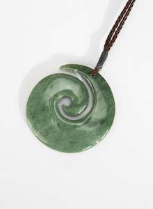 Deane Moreton: Pounamu Koru Pendant